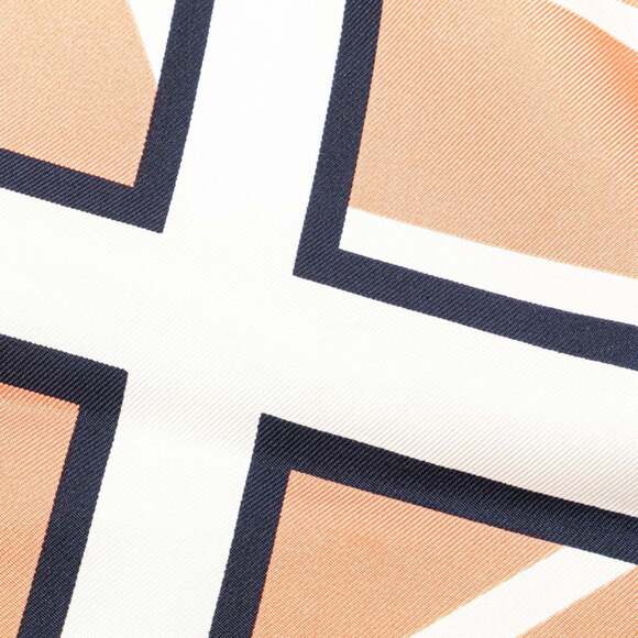 HERMES Blue Silk Scarf - Picture 3 of 7